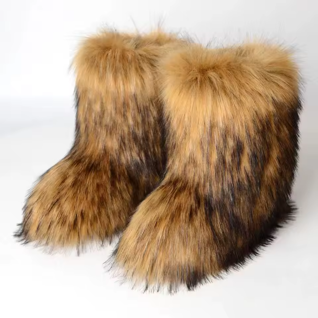Retro-Modische gefütterte Stiefel