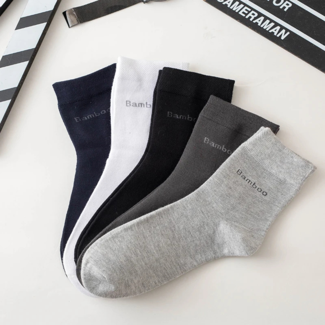 Atmungsaktive und hygienische Bambus-Herrensocken