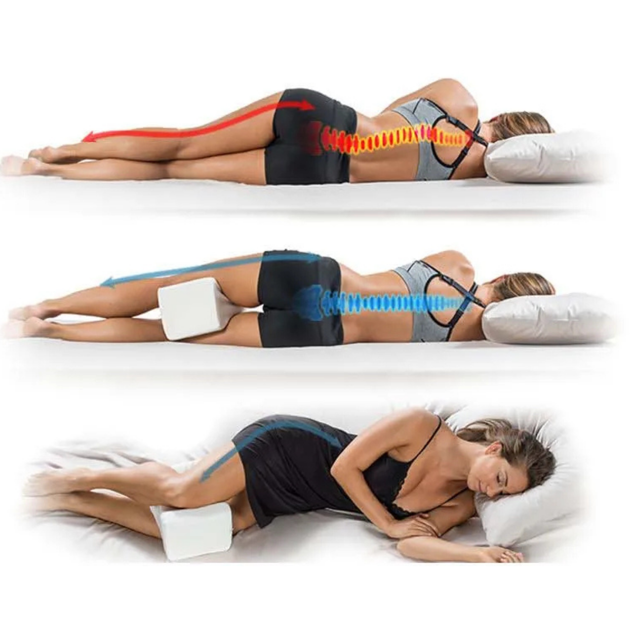 Ergonomisches Kniekissen zur Unterstützung