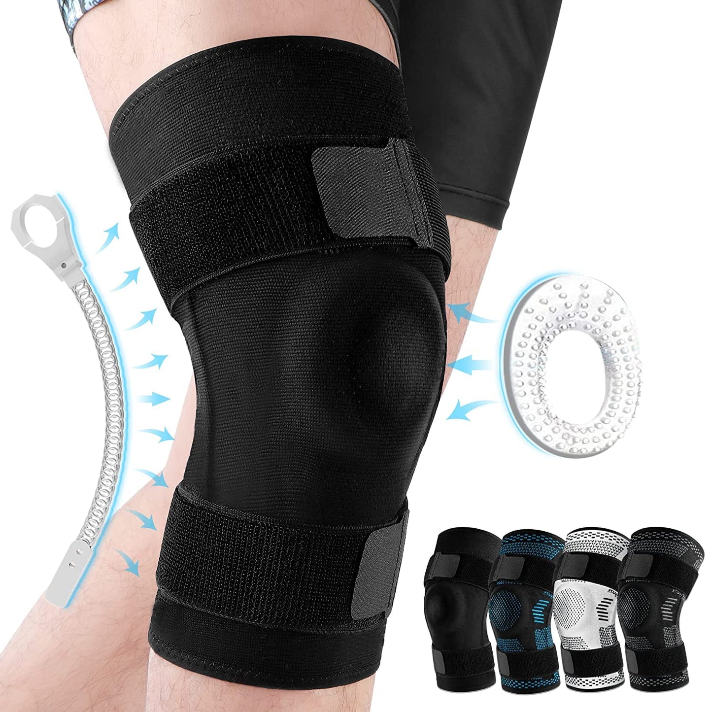 Schützende Sport-Kniebandage