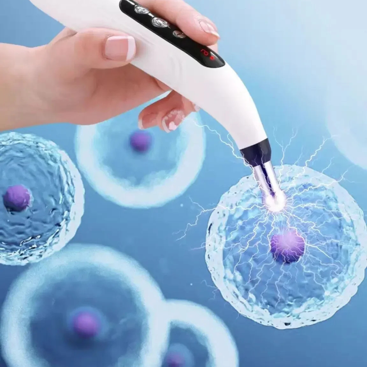 Elektrischer 5-in-1 Stift für Akupunktur und Massage
