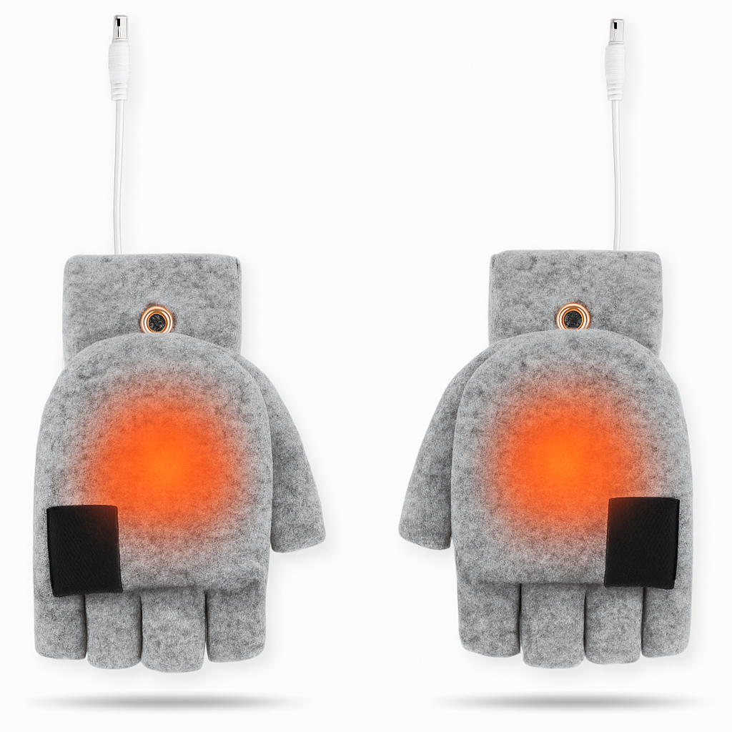 Fingerlose beheizbare Winterhandschuhe