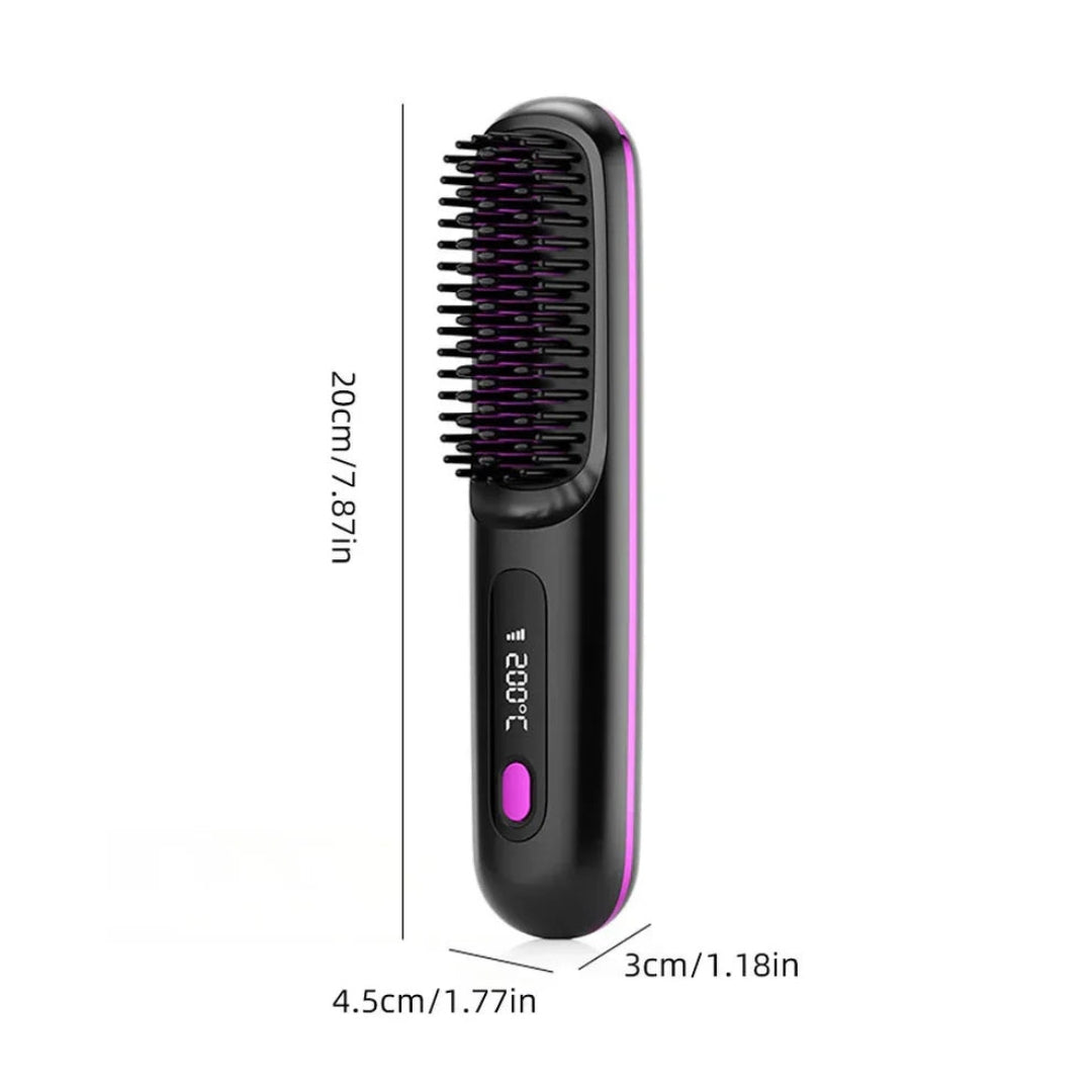 Elektrische Glättbürste – Schnelles Glätten und Anti-Frizz-Glanz