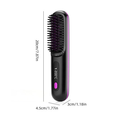 Elektrische Glättbürste – Schnelles Glätten und Anti-Frizz-Glanz