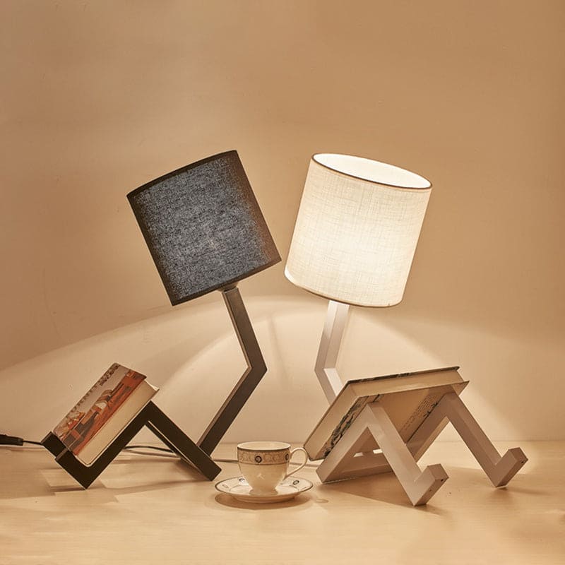 Lampe de Table Design Nordique avec Rangement - Santeova