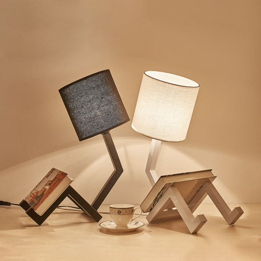 Lampe de Table Design Nordique avec Rangement - Santeova