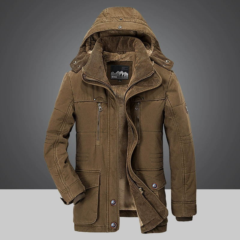 Warme Herren-Parka für den Winter
