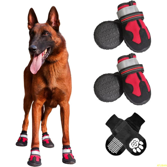 Bottes canin antidérapant robuste - Santeova