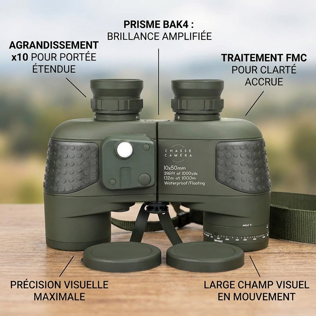 Marcherelle™ – Militärferngläser 10x50 mit klarem und stabilem Bild