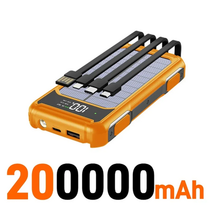 Tragbarer Solar-Powerbank Universalladegerät