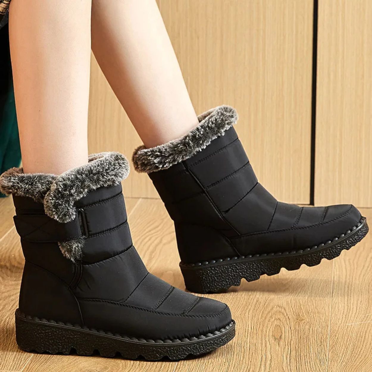 Wasserdichte, beheizbare und bequeme Schneestiefel