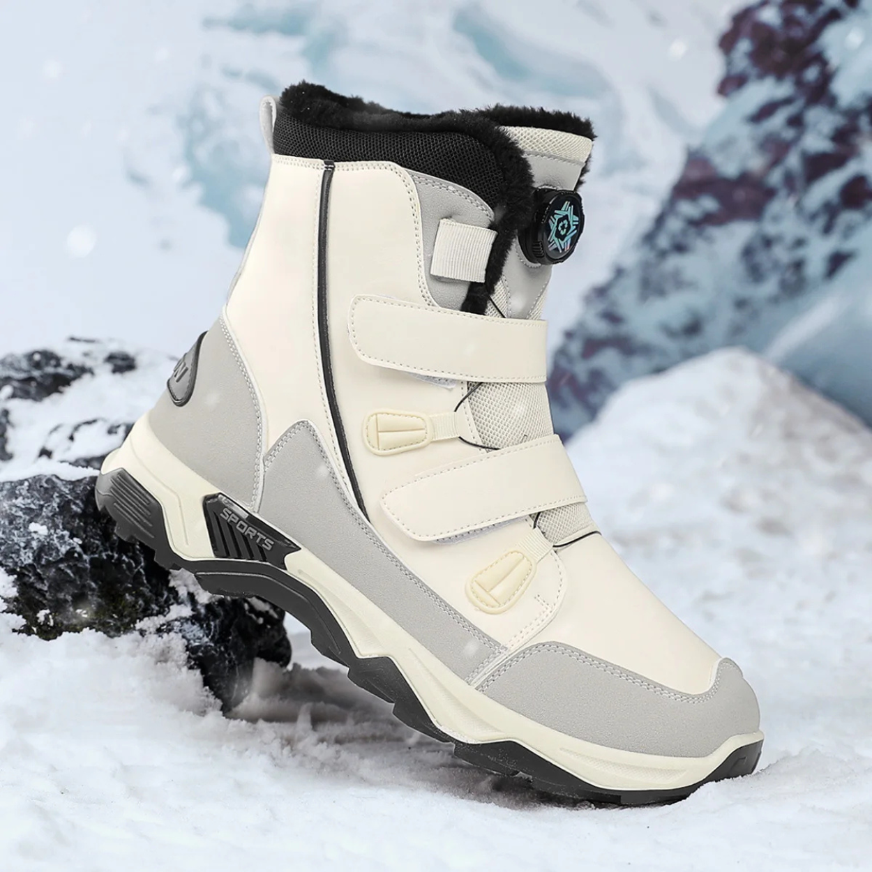 Warme und wasserdichte Winterstiefel für Damen und Herren