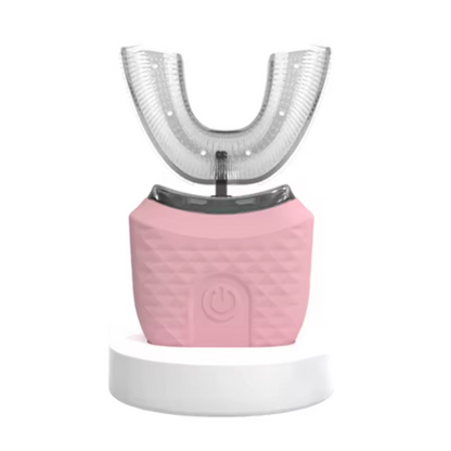 Wiederaufladbare elektrische Zahnbürste mit Ersatzbürsten