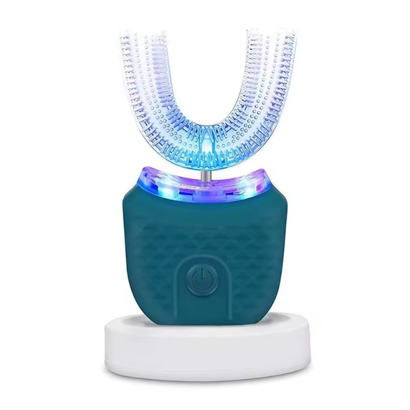 Wiederaufladbare elektrische Zahnbürste mit Ersatzbürsten