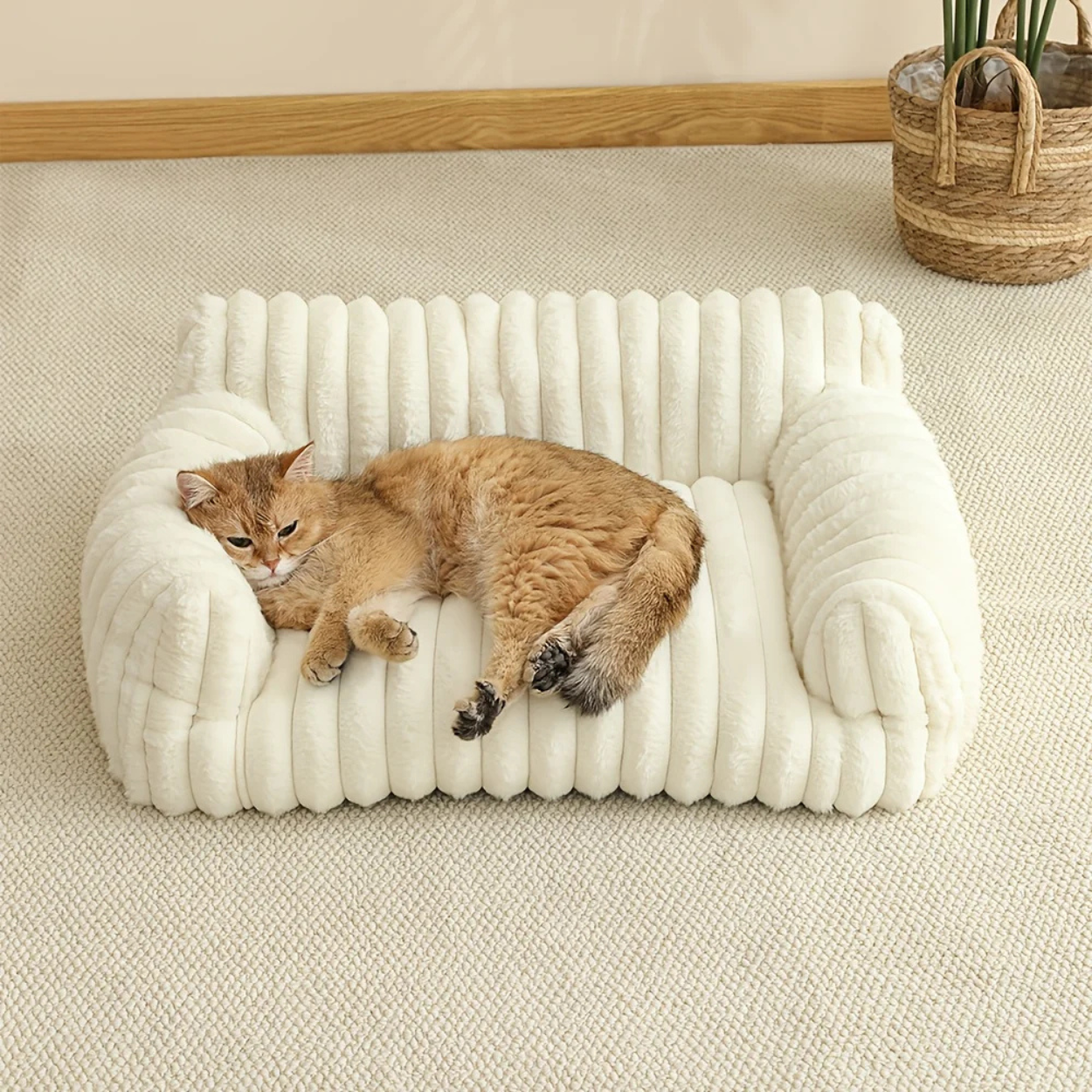 Orthopädisches und komfortables Katzenbett