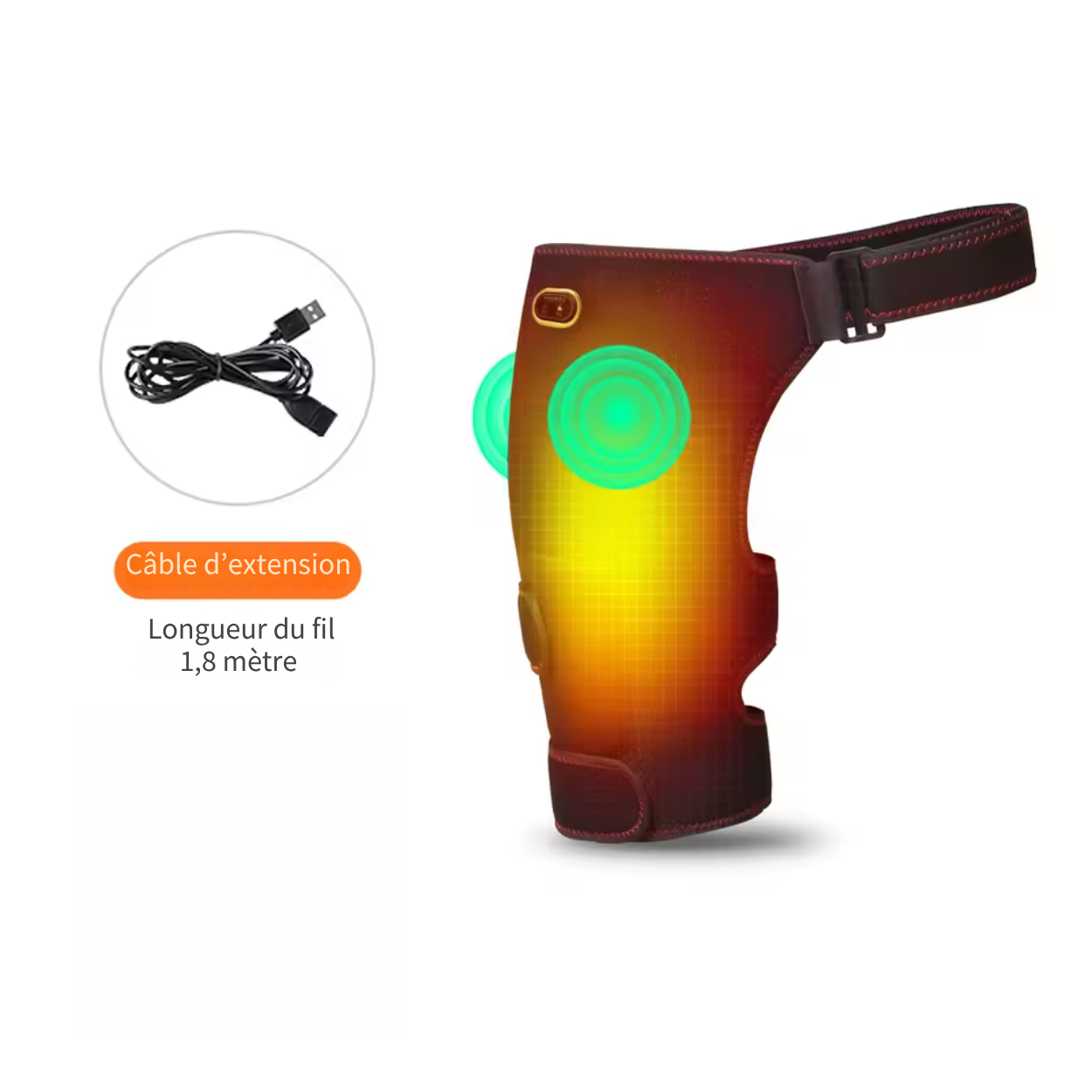 Elektrischer Heizgürtel gegen Hüftschmerzen