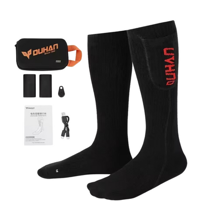 Elektrische Heizsocken für Motorradfahrer