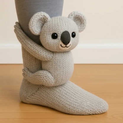 Bunte und lustige Tiermuster-Socken