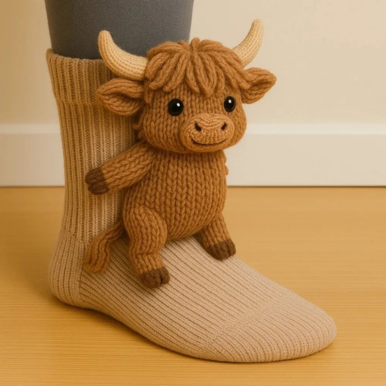 Bunte und lustige Tiermuster-Socken