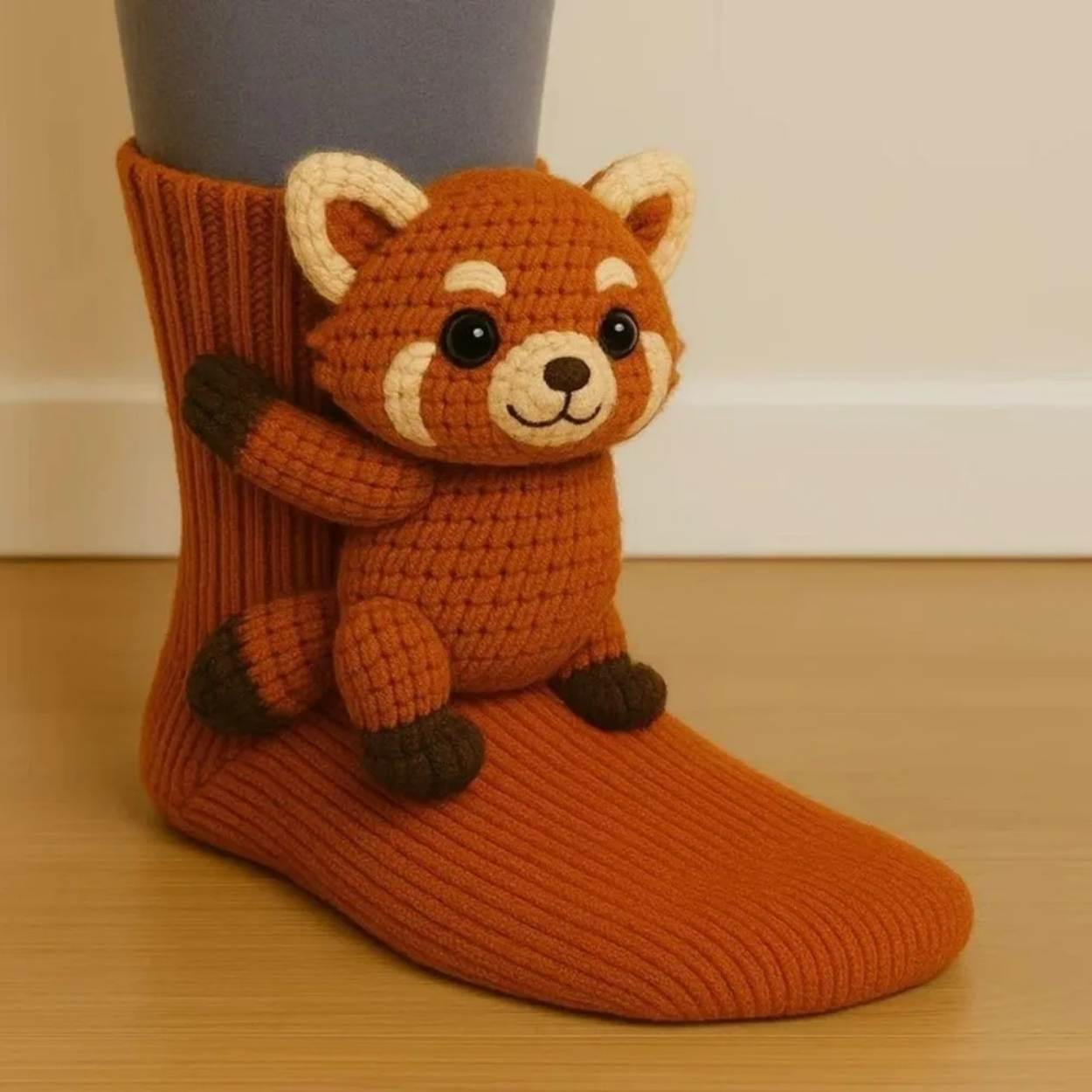Bunte und lustige Tiermuster-Socken
