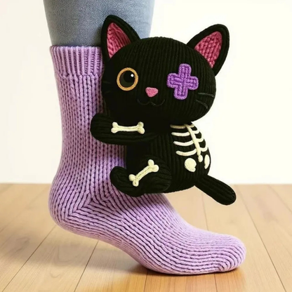 Bunte und lustige Tiermuster-Socken