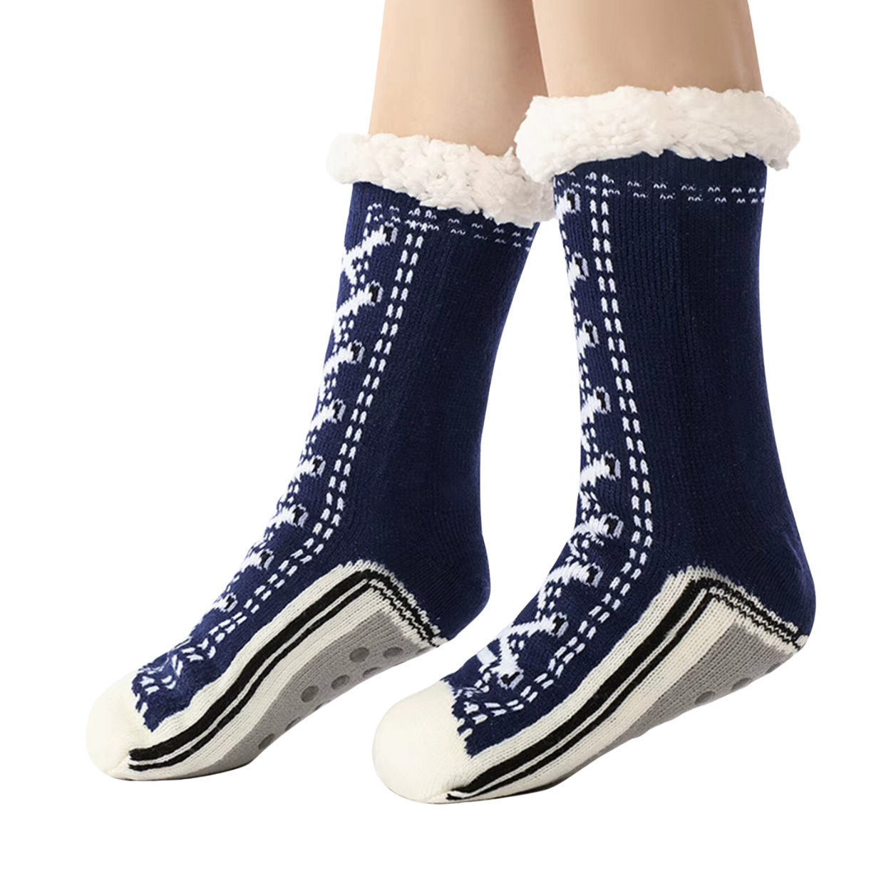 Weiche und bequeme Kaschmir-Hausschuhe