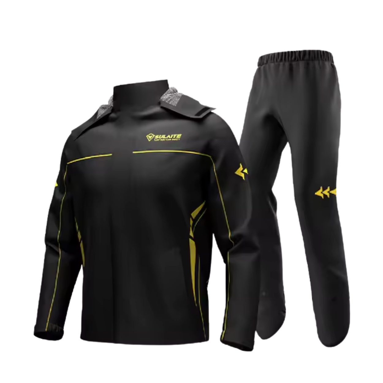 Wasserdichter und reflektierender Motorradanzug fürs Radfahren