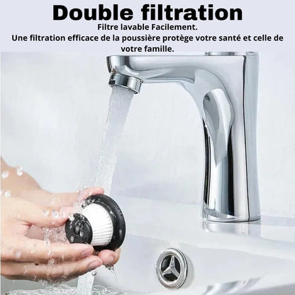 Tragbarer und leistungsstarker Auto-Staubsauger mit Zubehör