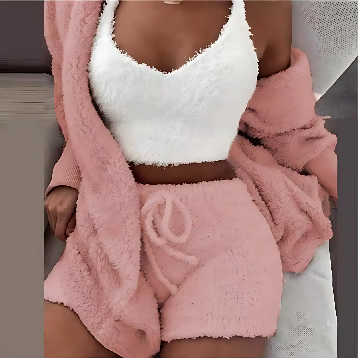 Weicher und bequemer Damen-Pyjama für Zuhause
