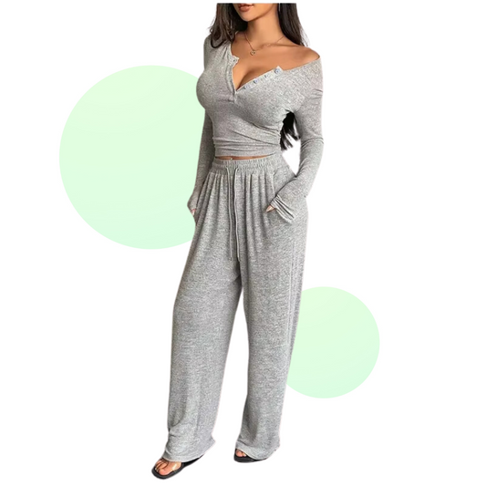 Pantalon et Pull Oversize Confortable - Marcherelle