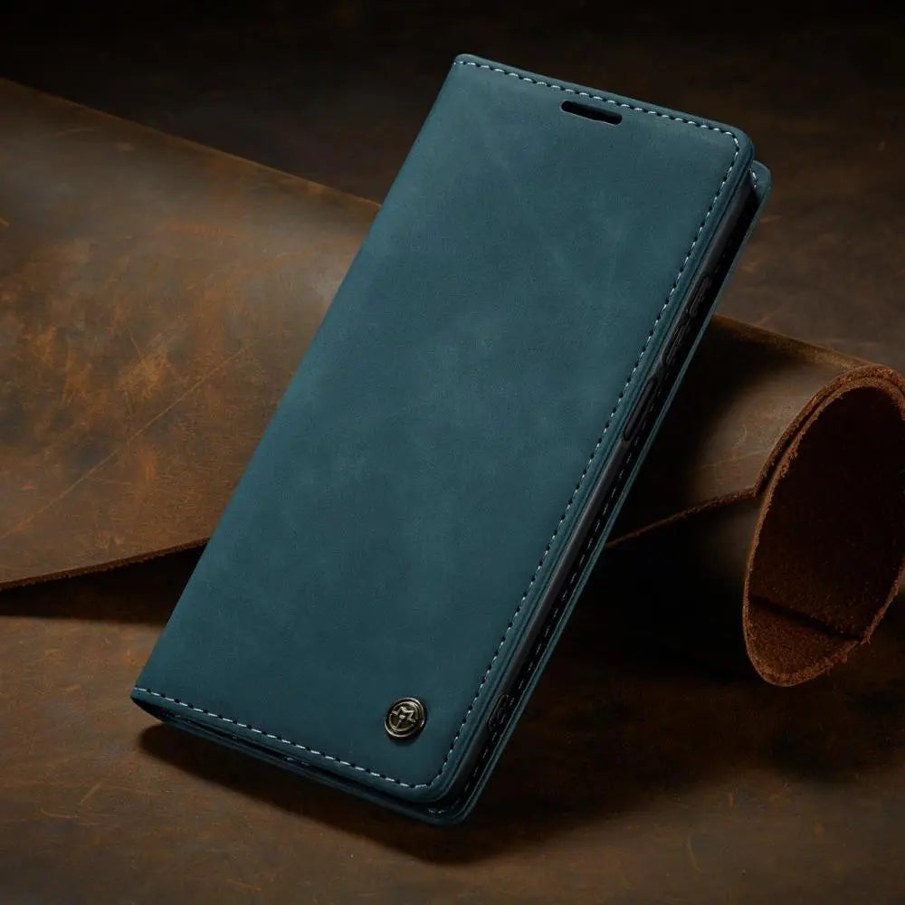 Kunstleder-Handyhülle für Samsung mit Kartenfach