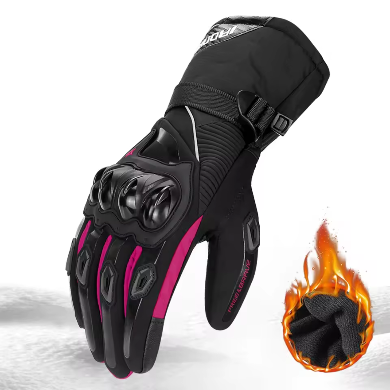 Wasserdichte und beheizbare Motorradhandschuhe für den Winter