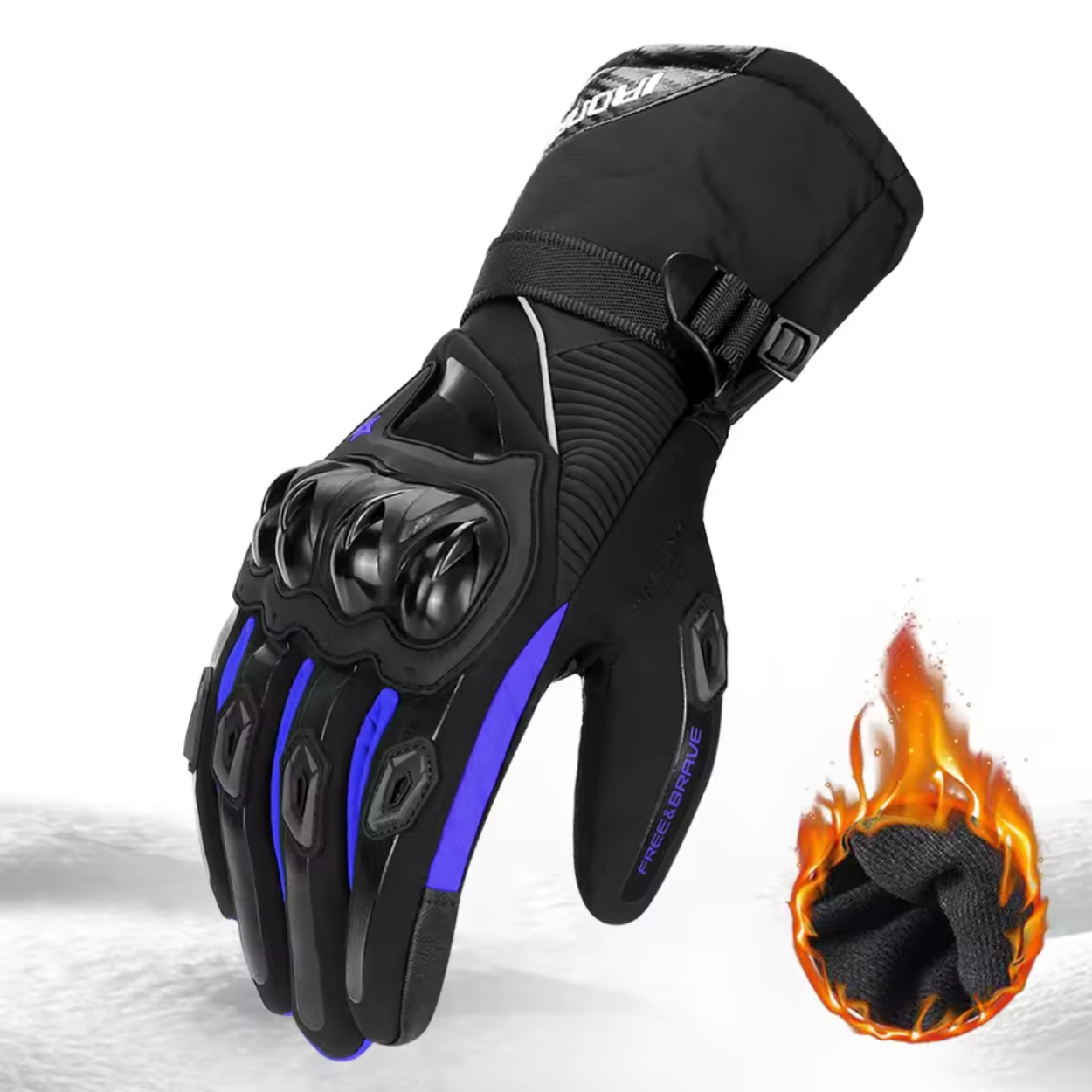 Wasserdichte und beheizbare Motorradhandschuhe für den Winter