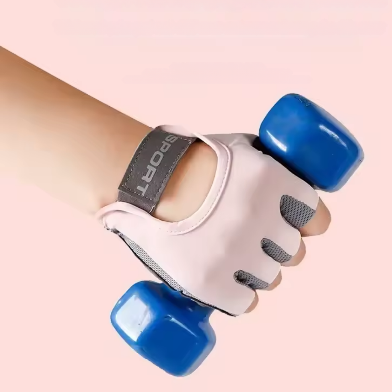 Atmungsaktive Sporthandschuhe mit Grip für Krafttraining