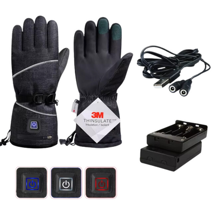 Elektrische, beheizbare Handschuhe für Herren und Damen