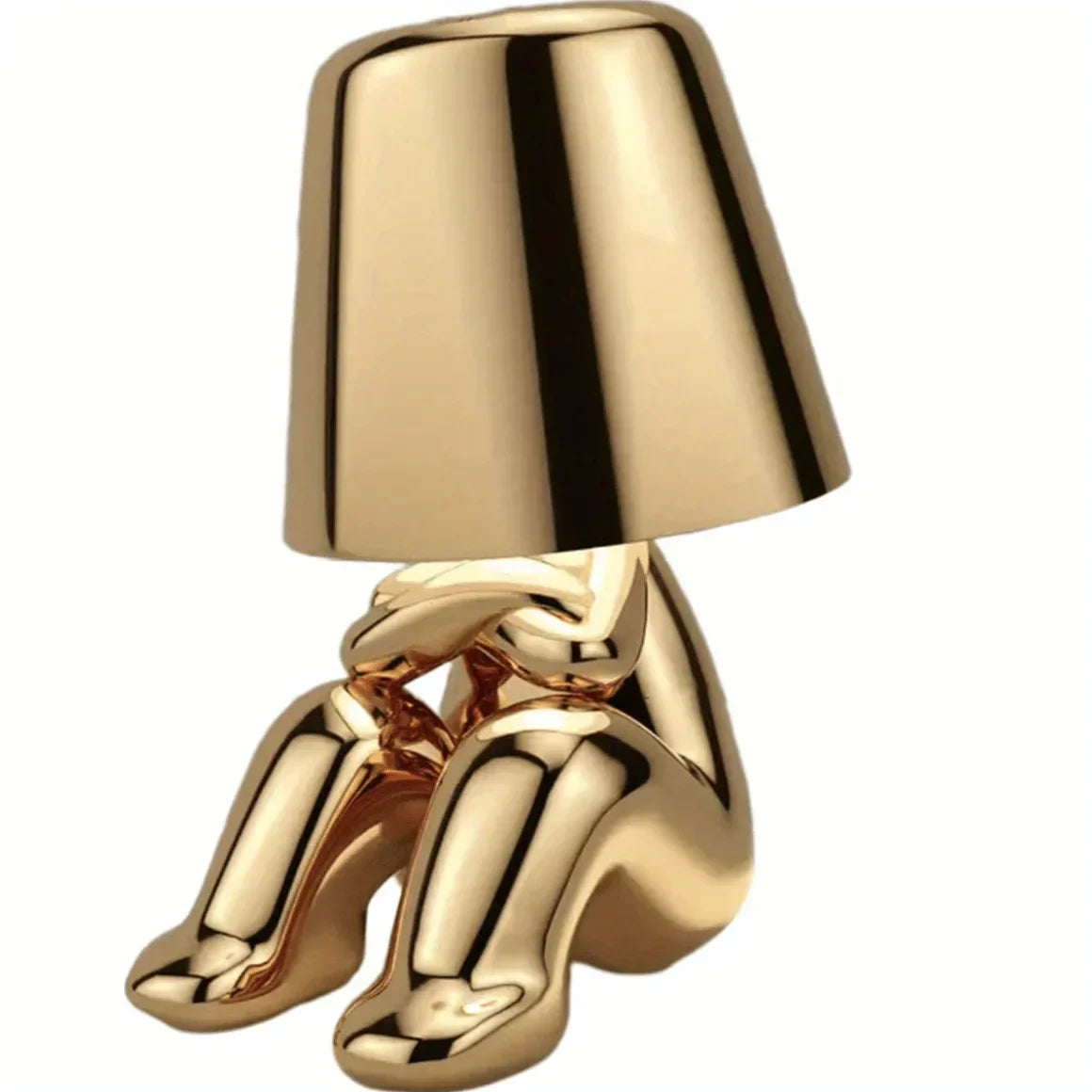 Elegante Tischlampe in Gold