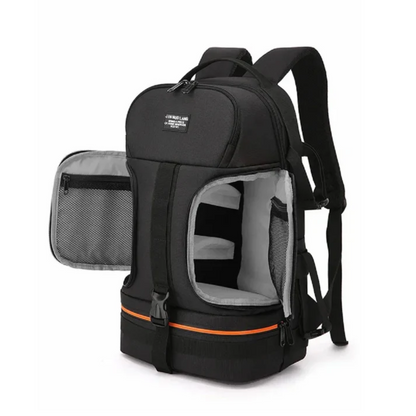 Professioneller Foto-Rucksack mit Kamera-Fach und Stativhalterung