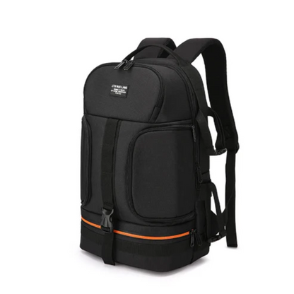 Professioneller Foto-Rucksack mit Kamera-Fach und Stativhalterung