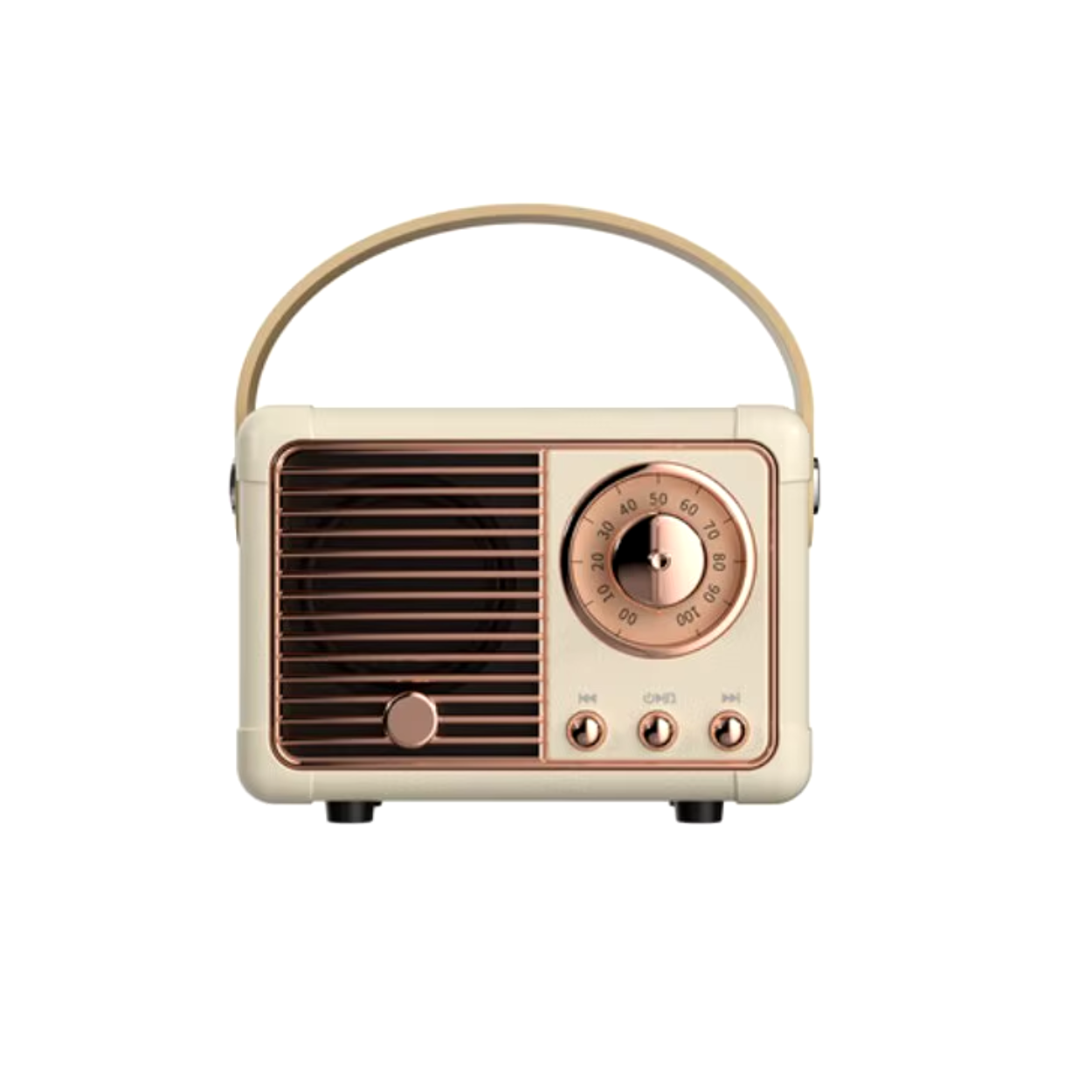 Tragbarer Vintage Bluetooth-Lautsprecher