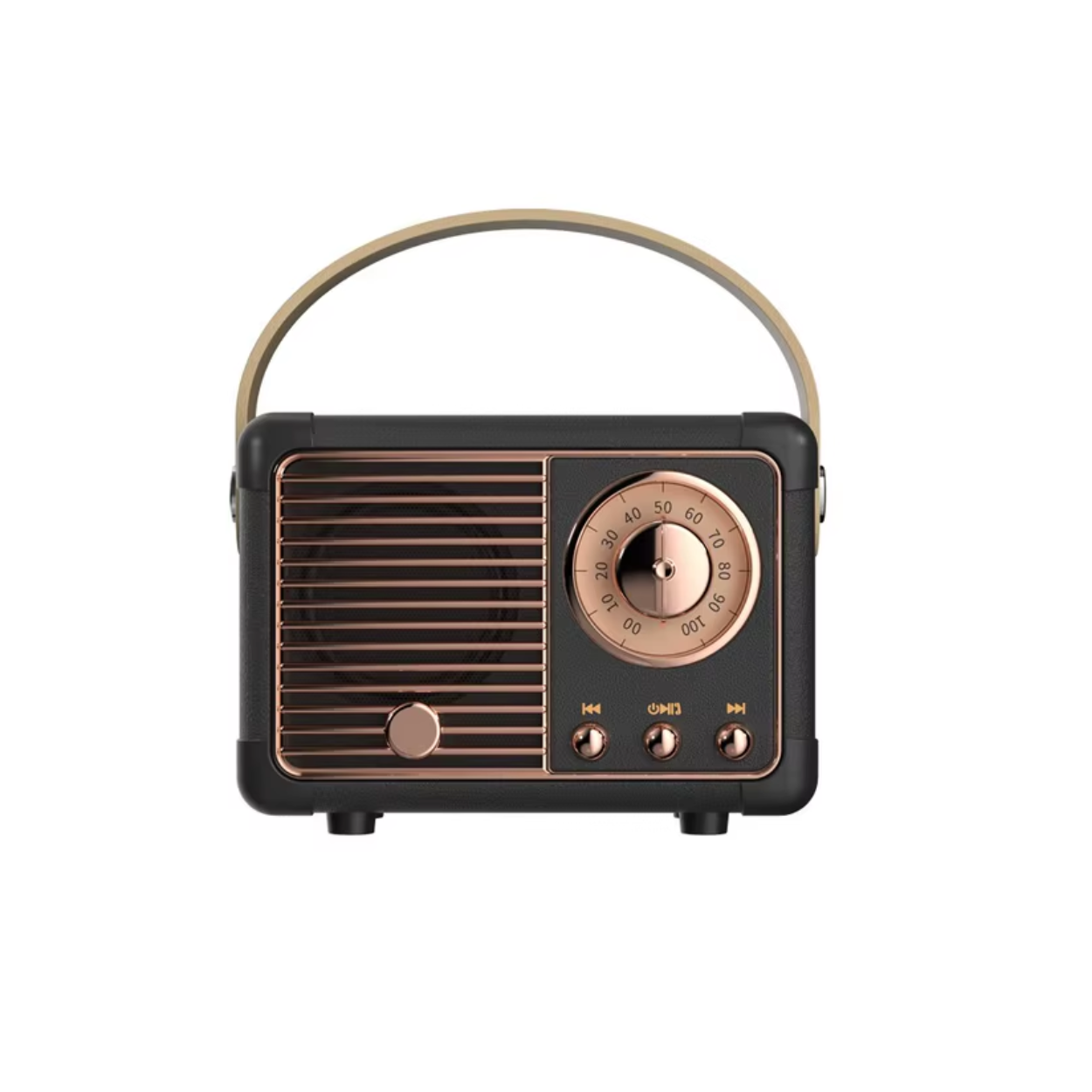 Kompakter Bluetooth-Lautsprecher im Retro-Stil