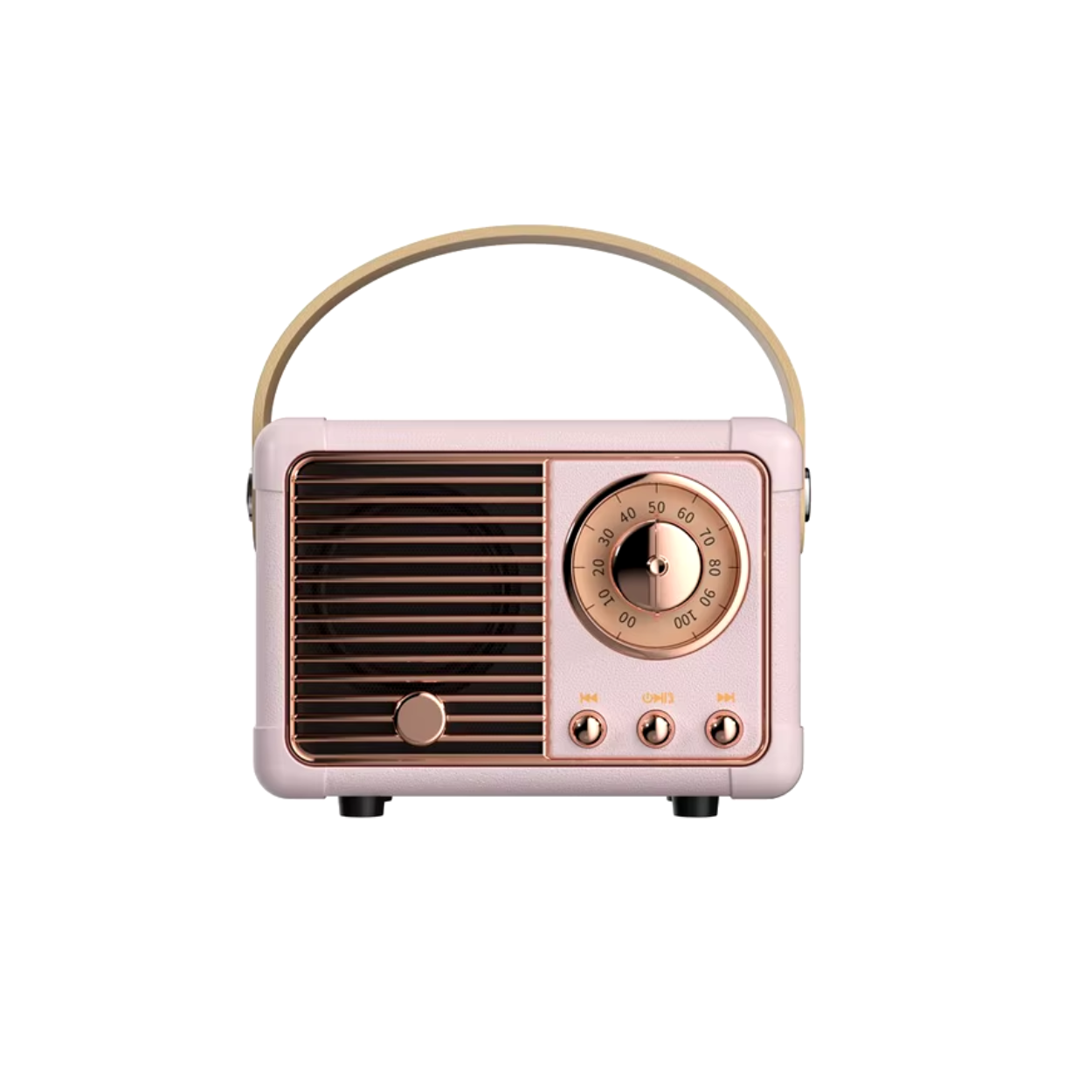 Kompakter Bluetooth-Lautsprecher im Retro-Stil