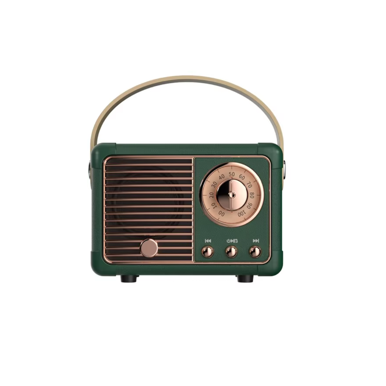 Tragbarer Vintage Bluetooth-Lautsprecher