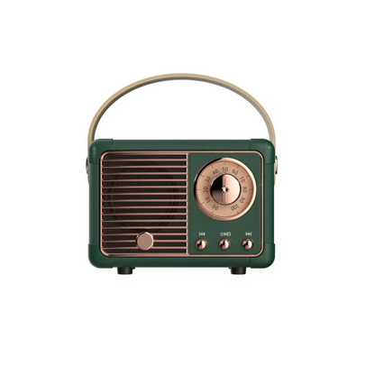 Tragbarer Vintage Bluetooth-Lautsprecher