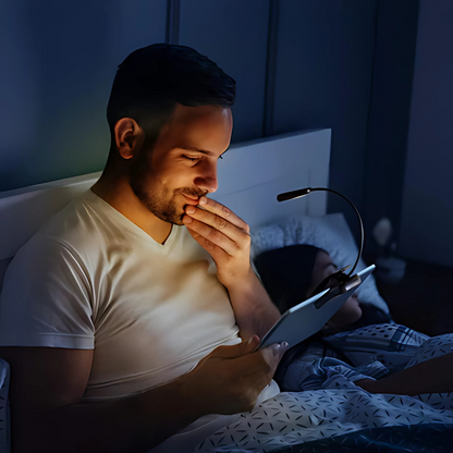 Tragbare, wiederaufladbare LED-Leselampe