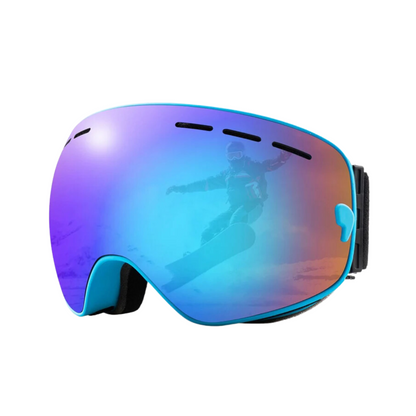 Skibrille mit Antibeschlag- und Belüftungsfunktion