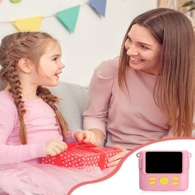 Marcherelle™ – Appareil Photo Instantané Enfant 1080p avec Carte SD 32Go Incluse
