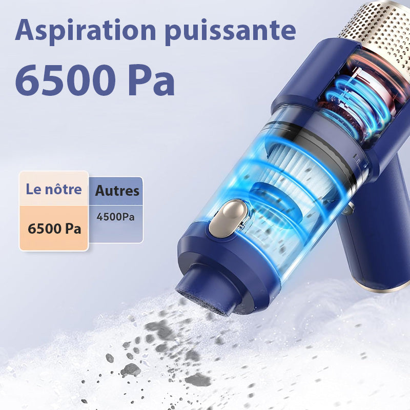 Marcherelle™ – Aspirateur Voiture Sans Fil Puissant et Efficace