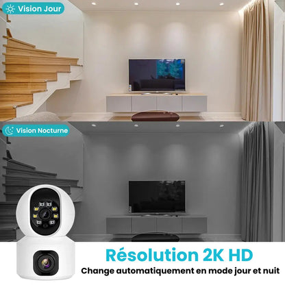 Marcherelle™ – Babyphone Connecté 360° Caméra 2K HD avec Vision Nocturne