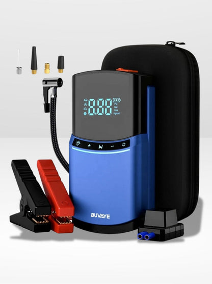 Marcherelle™ – Booster Batterie Voiture 4-en-1 avec Compresseur Intégré