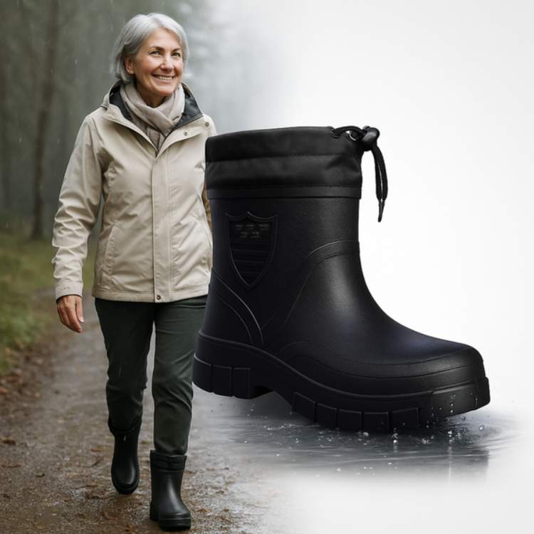 Marcherelle™ – Bottes Imperméables avec Doublure Thermique et Semelle Antidérapante